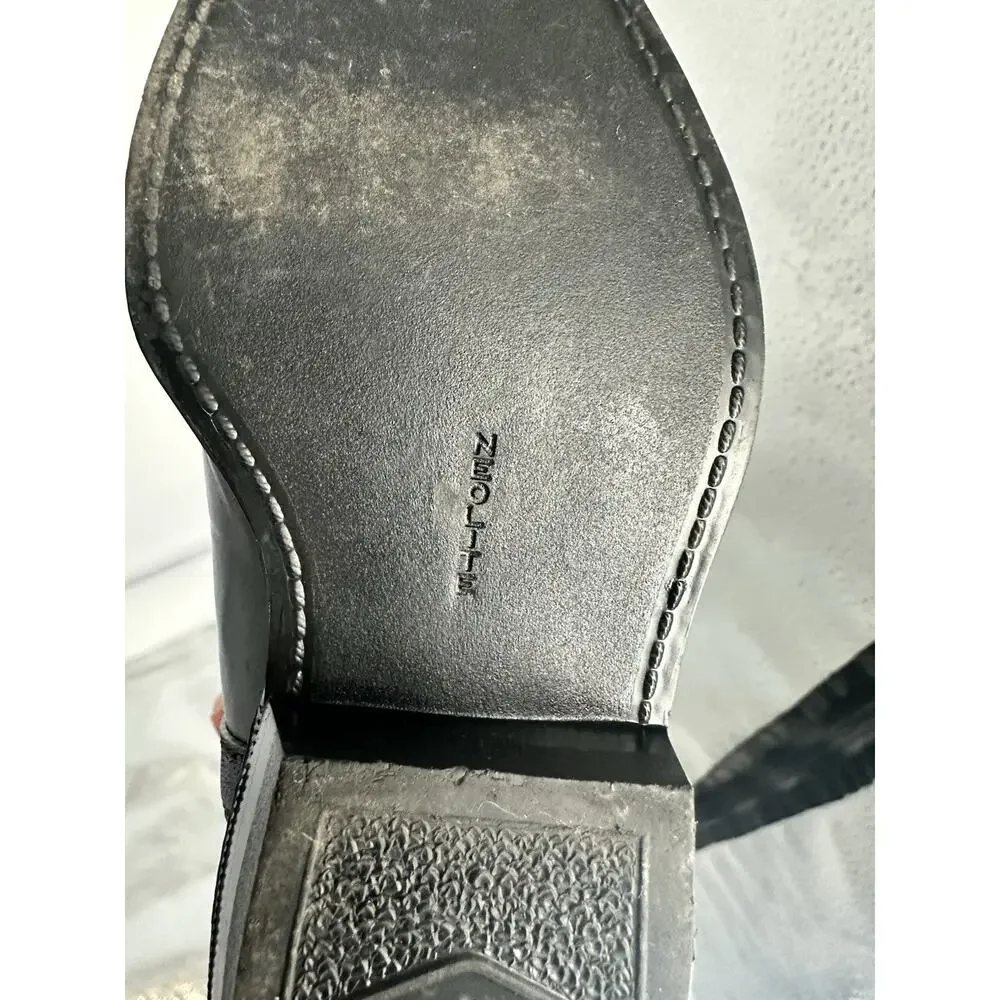 GREAT VINTAGE NEOLITE WESTERN COWBOY TODDLER LEATHER COWBOY BOOTS Size 4